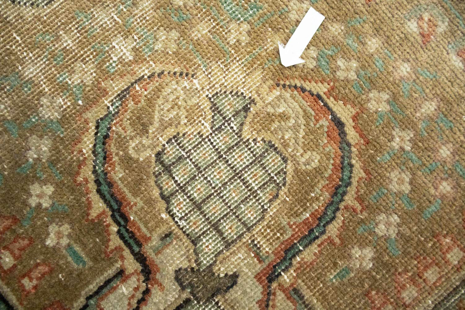 8'0x11'2 Hand Knotted Floral Traditional Wool Oriental Rug - Image 14