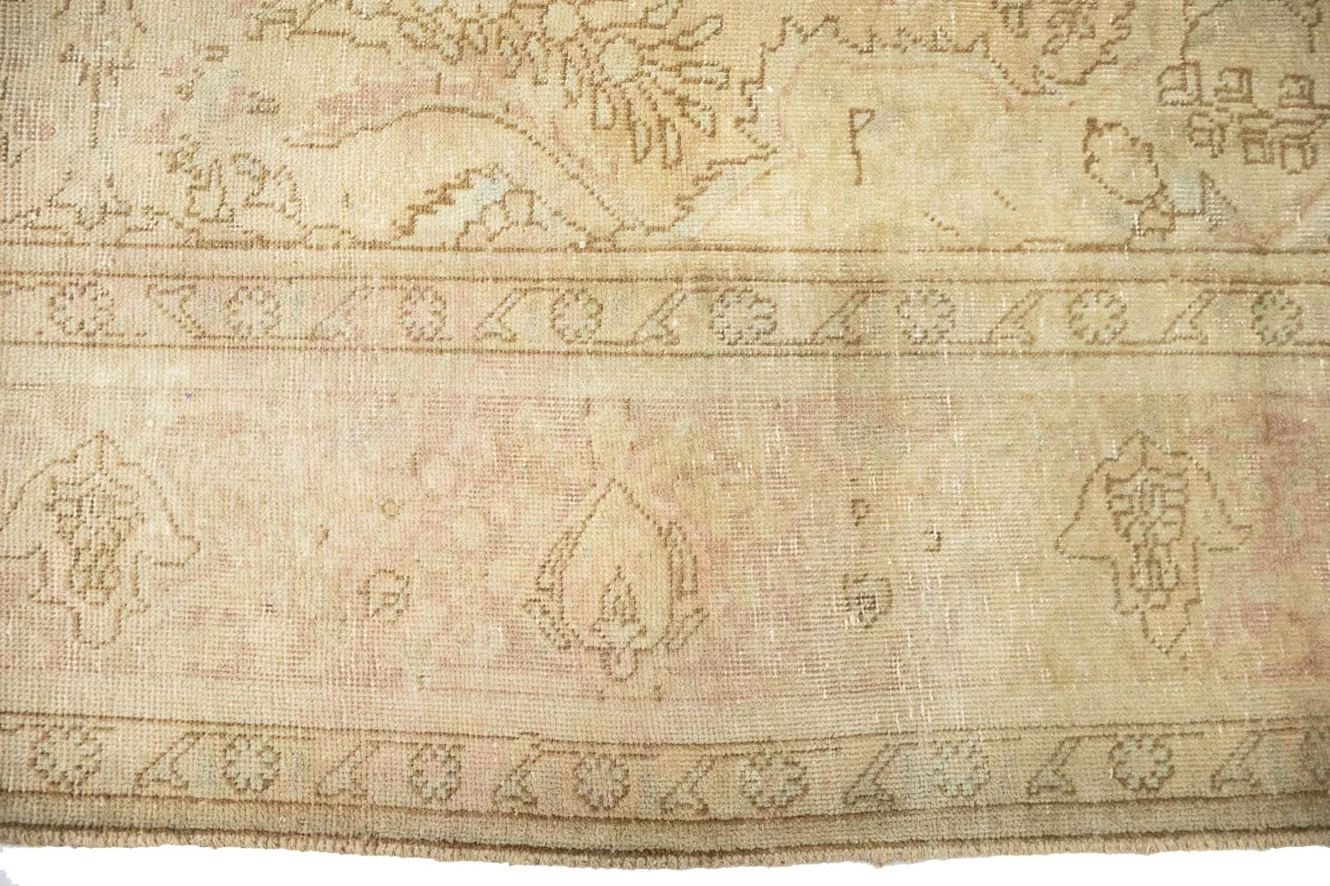 8'0x10'10 Hand Knotted Floral Traditional Wool Oriental Rug - Image 15