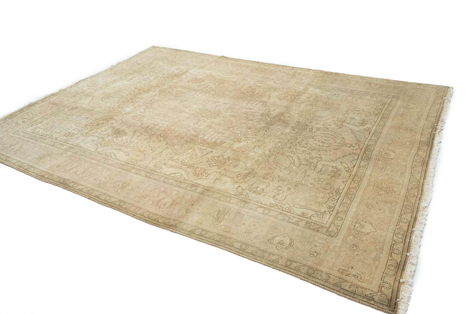 8'0x10'10 Hand Knotted Floral Traditional Wool Oriental Rug - Image 5