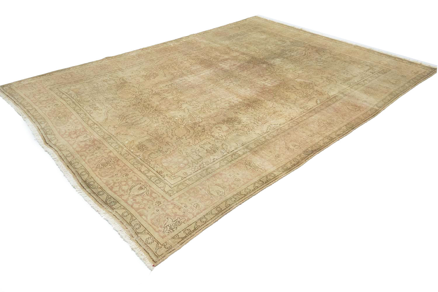 8'0x10'10 Hand Knotted Floral Traditional Wool Oriental Rug - Image 6
