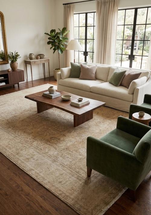 8'0x10'10 Hand Knotted Floral Traditional Wool Oriental Rug