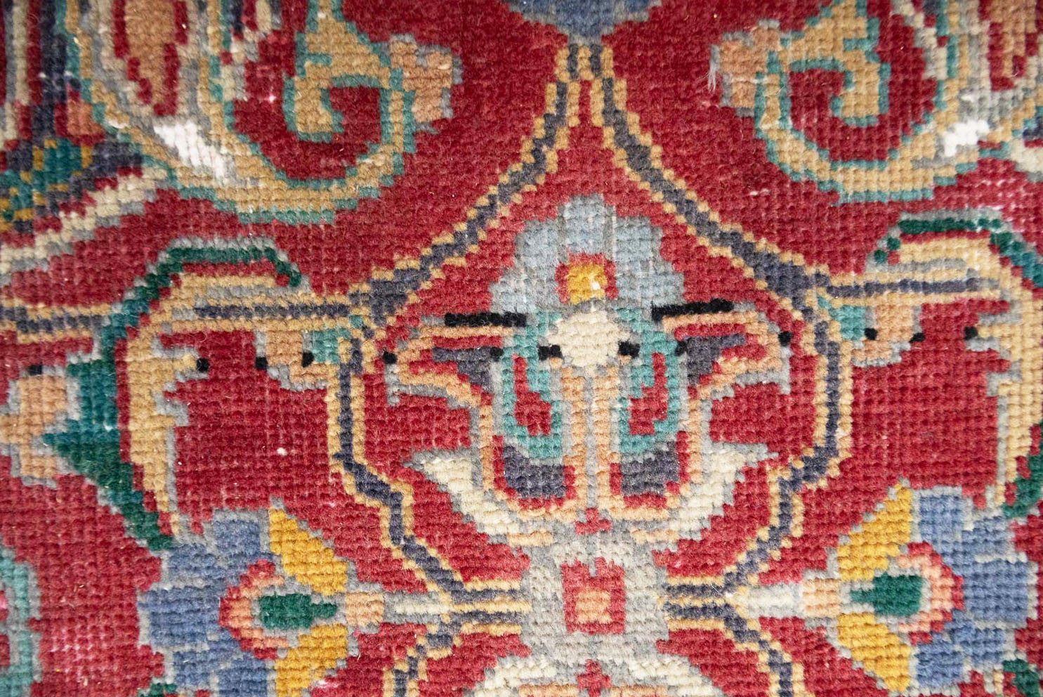 8'4x11'0 Hand Knotted Floral Traditional Wool Oriental Rug - Image 12