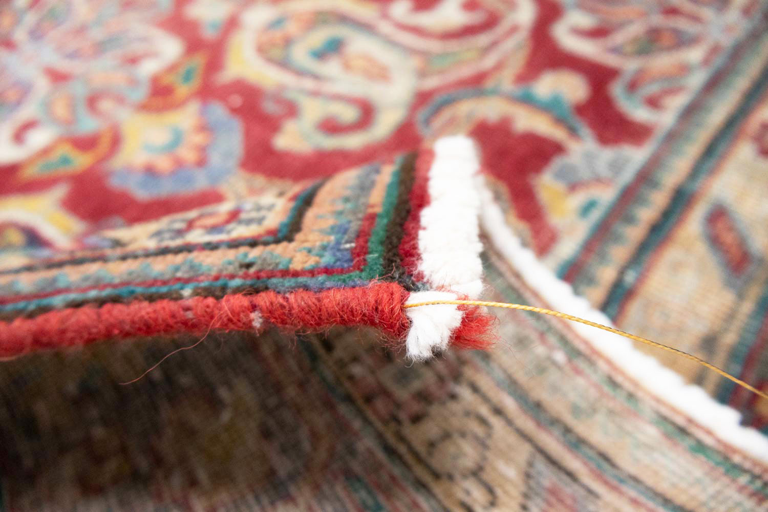 8'4x11'0 Hand Knotted Floral Traditional Wool Oriental Rug - Image 13