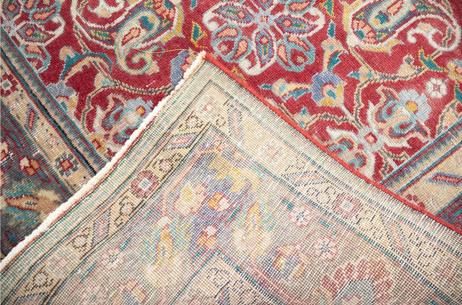 8'4x11'0 Hand Knotted Floral Traditional Wool Oriental Rug - Image 14