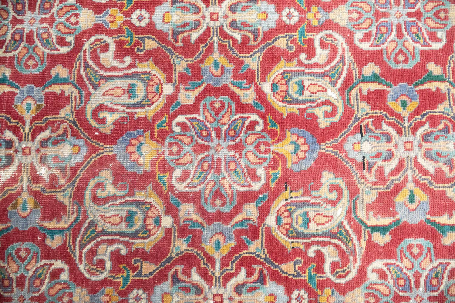 8'4x11'0 Hand Knotted Floral Traditional Wool Oriental Rug - Image 8