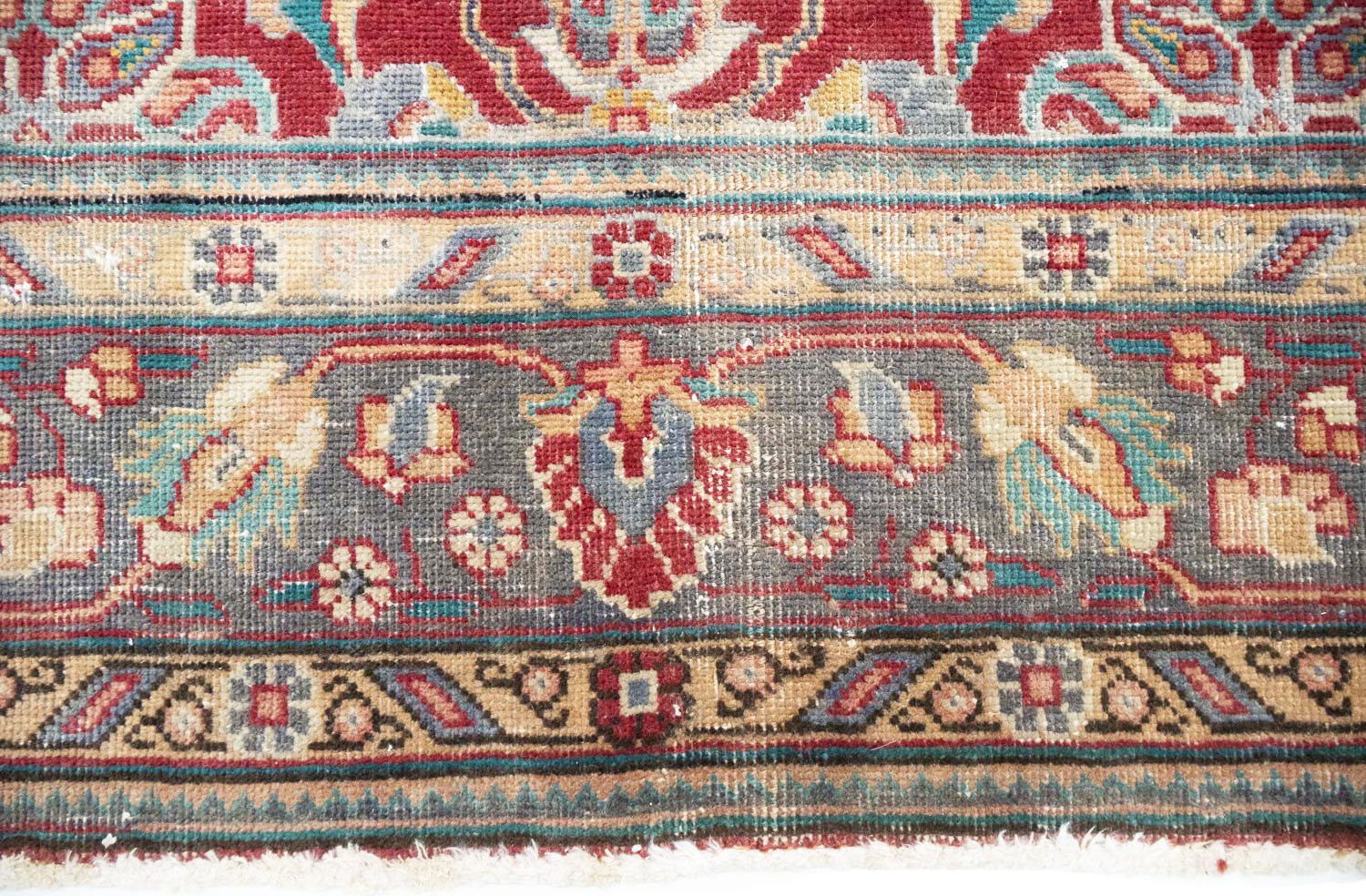 8'4x11'0 Hand Knotted Floral Traditional Wool Oriental Rug - Image 11