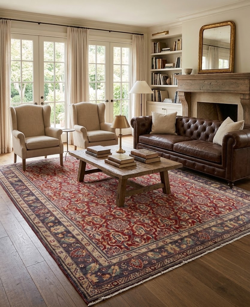 8'4x11'0 Hand Knotted Floral Traditional Wool Oriental Rug - Image 2