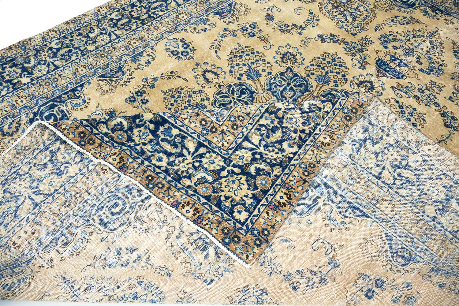 9'3x11'7 Hand Knotted Floral Traditional Wool Oriental Rug - Image 15