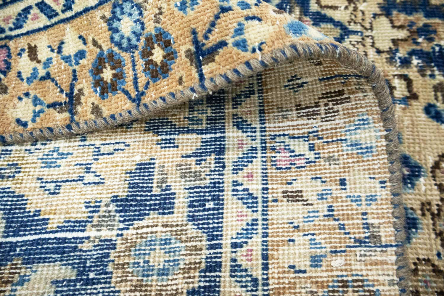 9'3x11'7 Hand Knotted Floral Traditional Wool Oriental Rug - Image 16