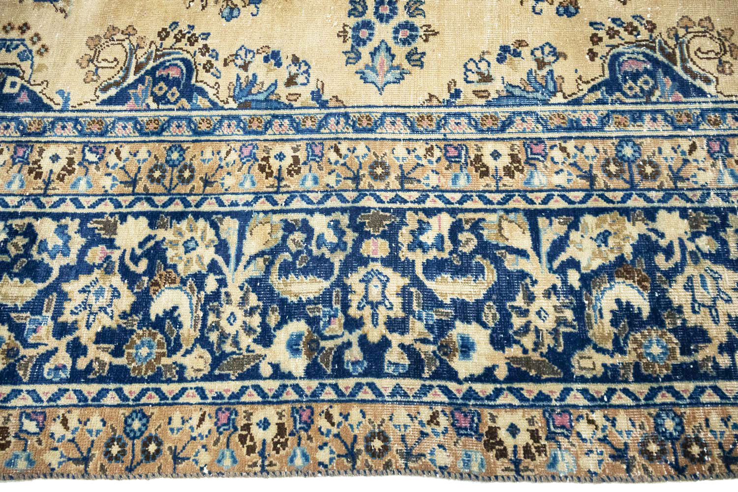 9'3x11'7 Hand Knotted Floral Traditional Wool Oriental Rug - Image 10