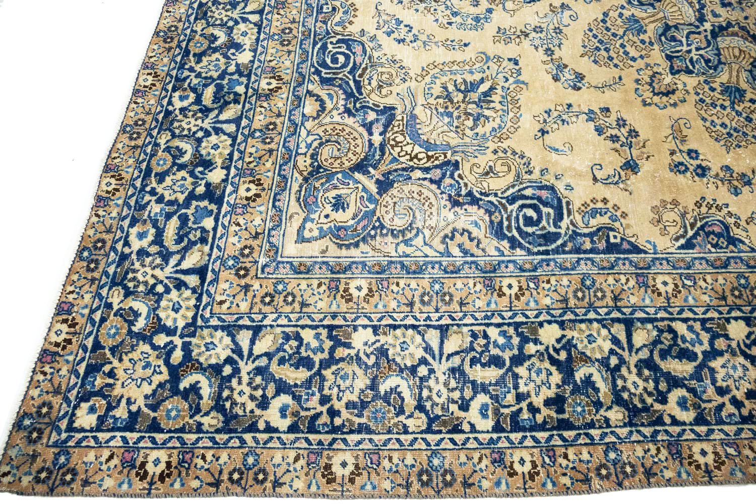 9'3x11'7 Hand Knotted Floral Traditional Wool Oriental Rug - Image 11