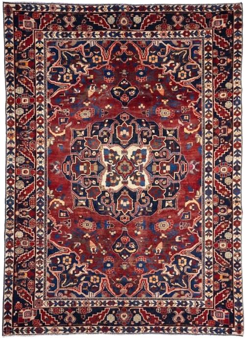 6'8x10'6 Hand Knotted Floral Traditional Wool Oriental Rug
