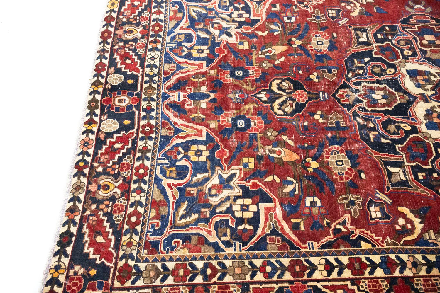 6'8x10'6 Hand Knotted Floral Traditional Wool Oriental Rug - Image 12