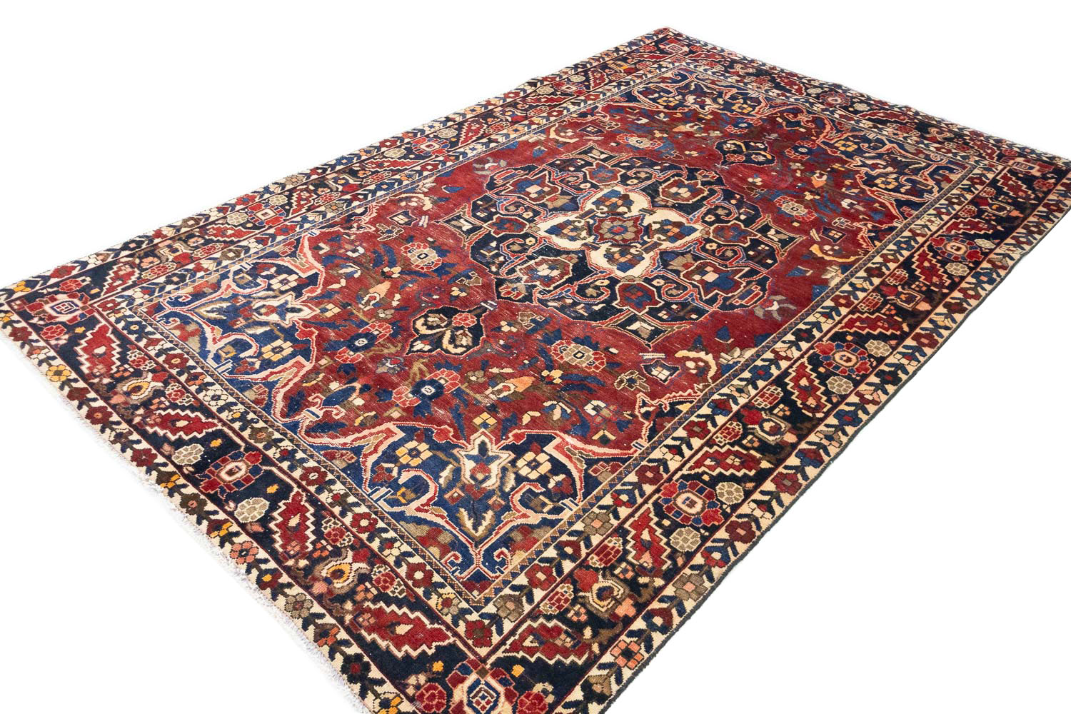 6'8x10'6 Hand Knotted Floral Traditional Wool Oriental Rug - Image 13