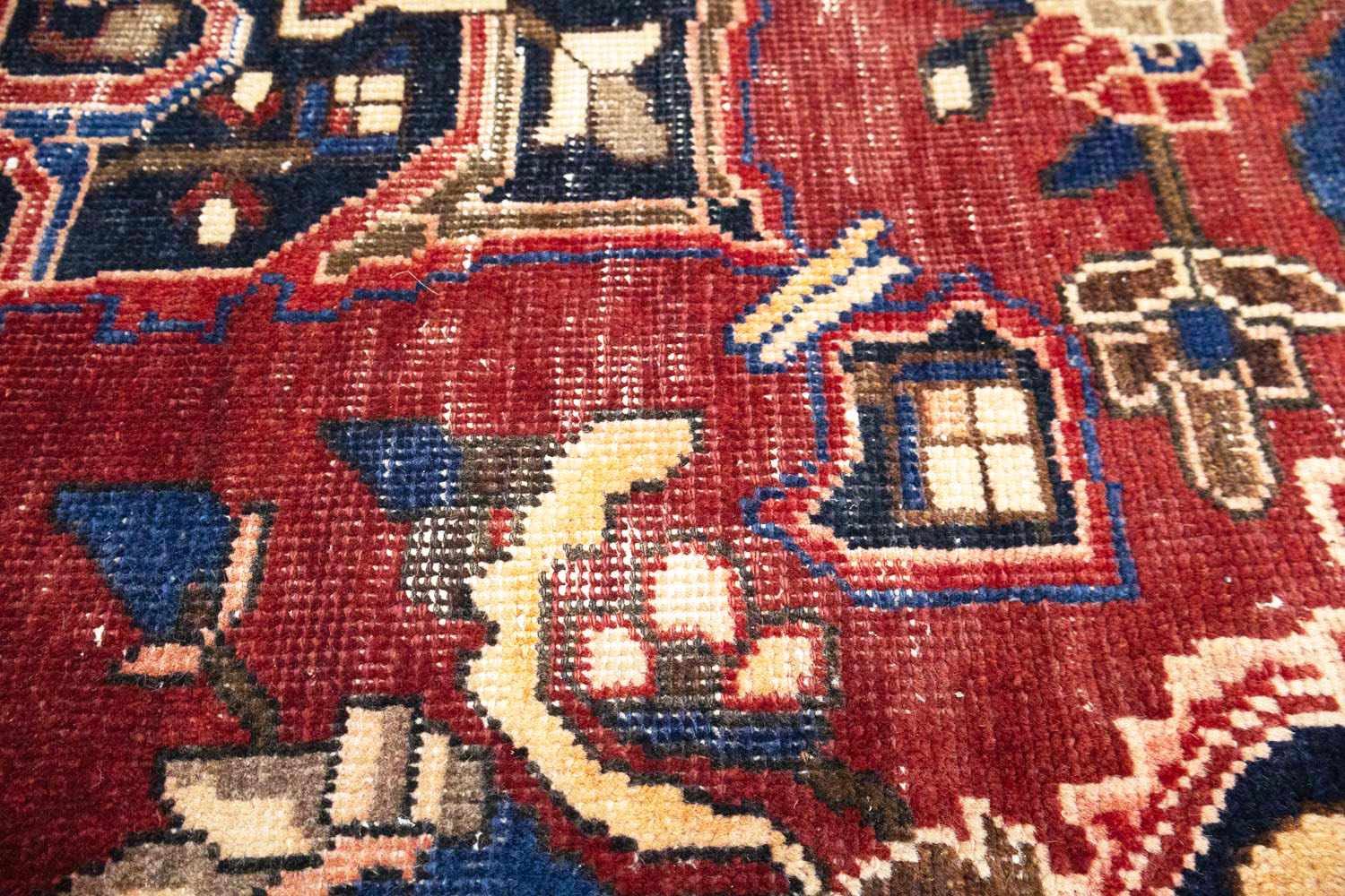 6'8x10'6 Hand Knotted Floral Traditional Wool Oriental Rug - Image 8
