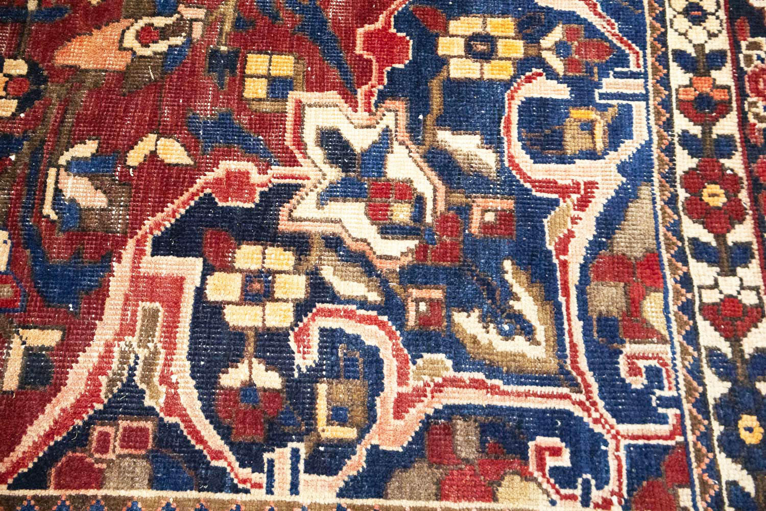 6'8x10'6 Hand Knotted Floral Traditional Wool Oriental Rug - Image 10