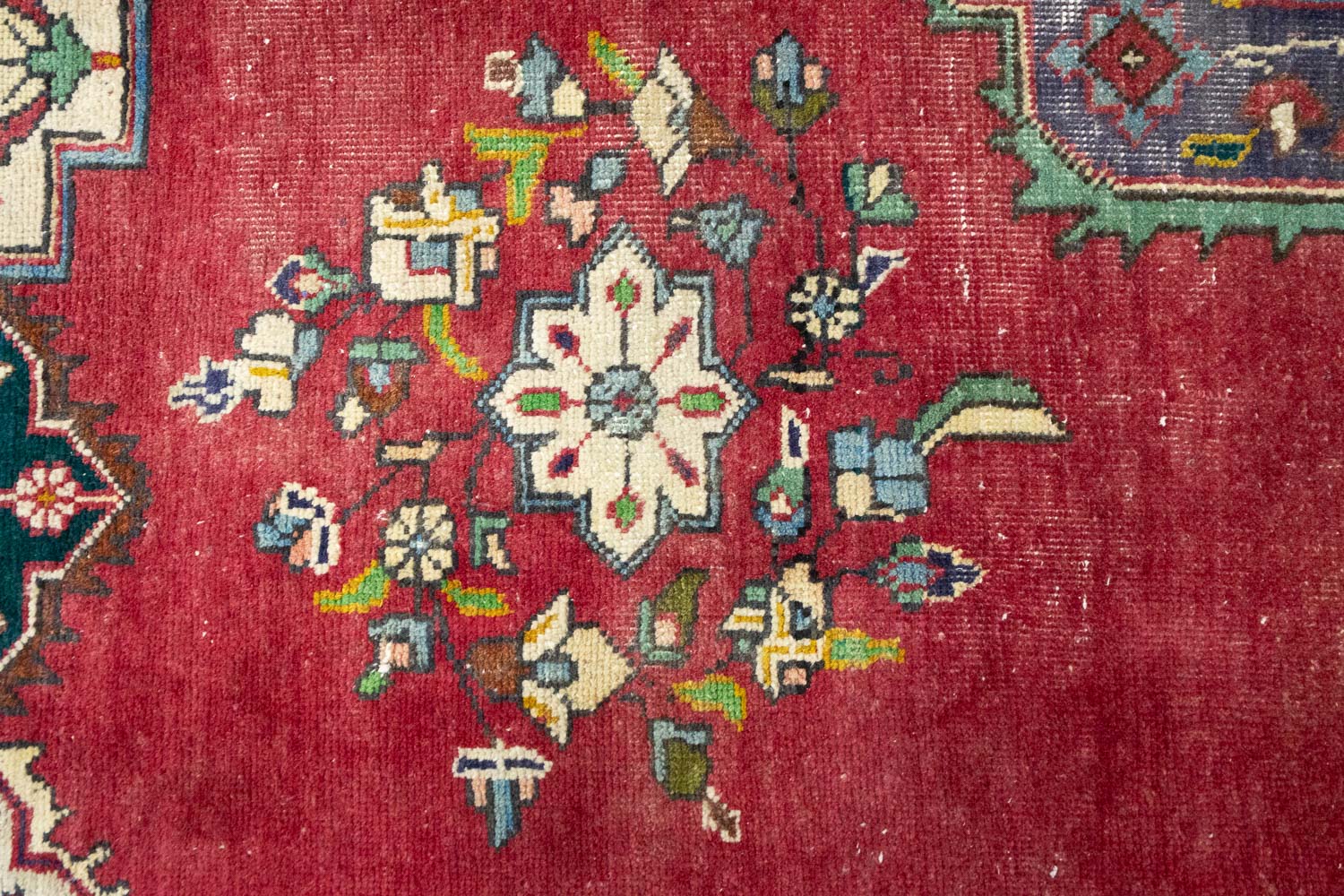 6'7x9'10 Hand Knotted Floral Traditional Wool Oriental Rug - Image 13