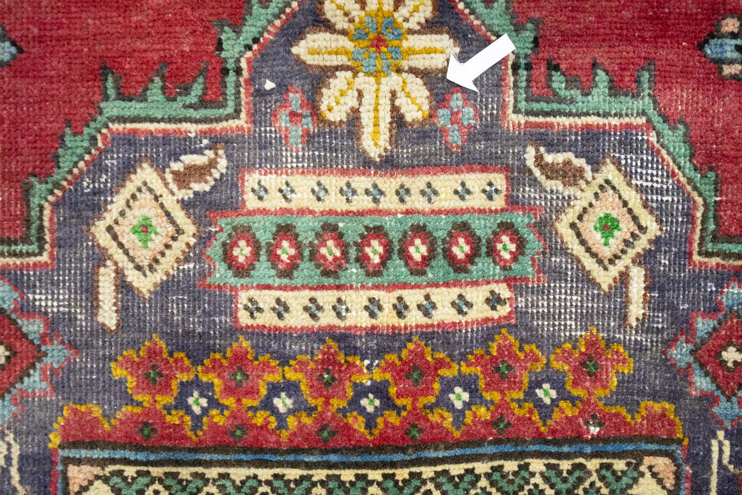 6'7x9'10 Hand Knotted Floral Traditional Wool Oriental Rug - Image 14