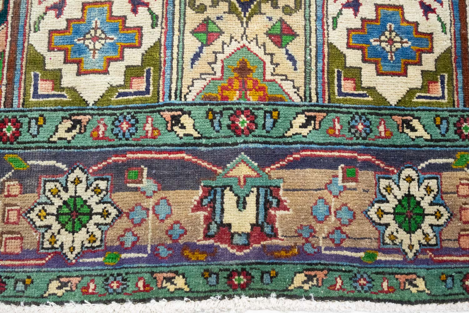 6'7x9'10 Hand Knotted Floral Traditional Wool Oriental Rug - Image 18
