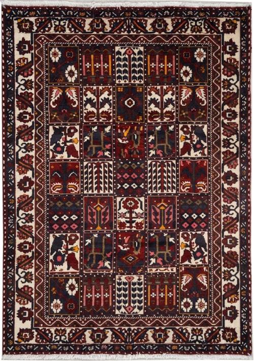 6'8x10'1 Hand Knotted Floral Traditional Wool Oriental Rug