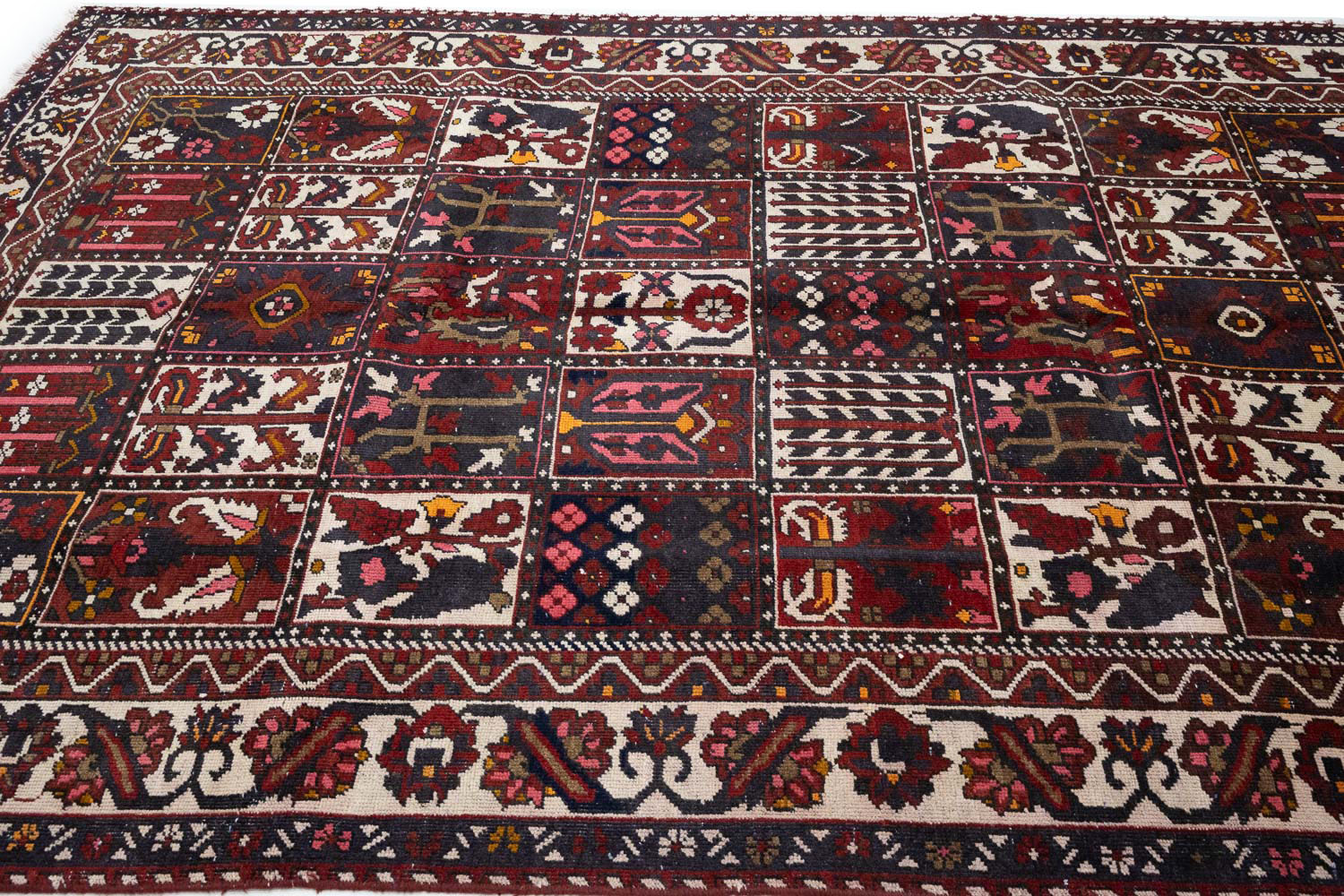 6'8x10'1 Hand Knotted Floral Traditional Wool Oriental Rug - Image 5