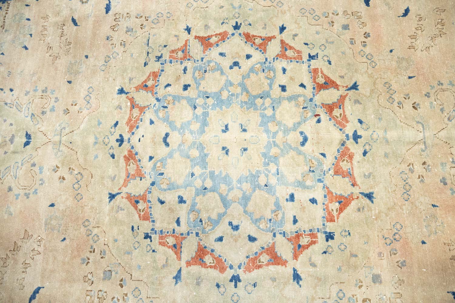 9'6x12'8 Hand Knotted Floral Traditional Wool Oriental Rug - Image 8