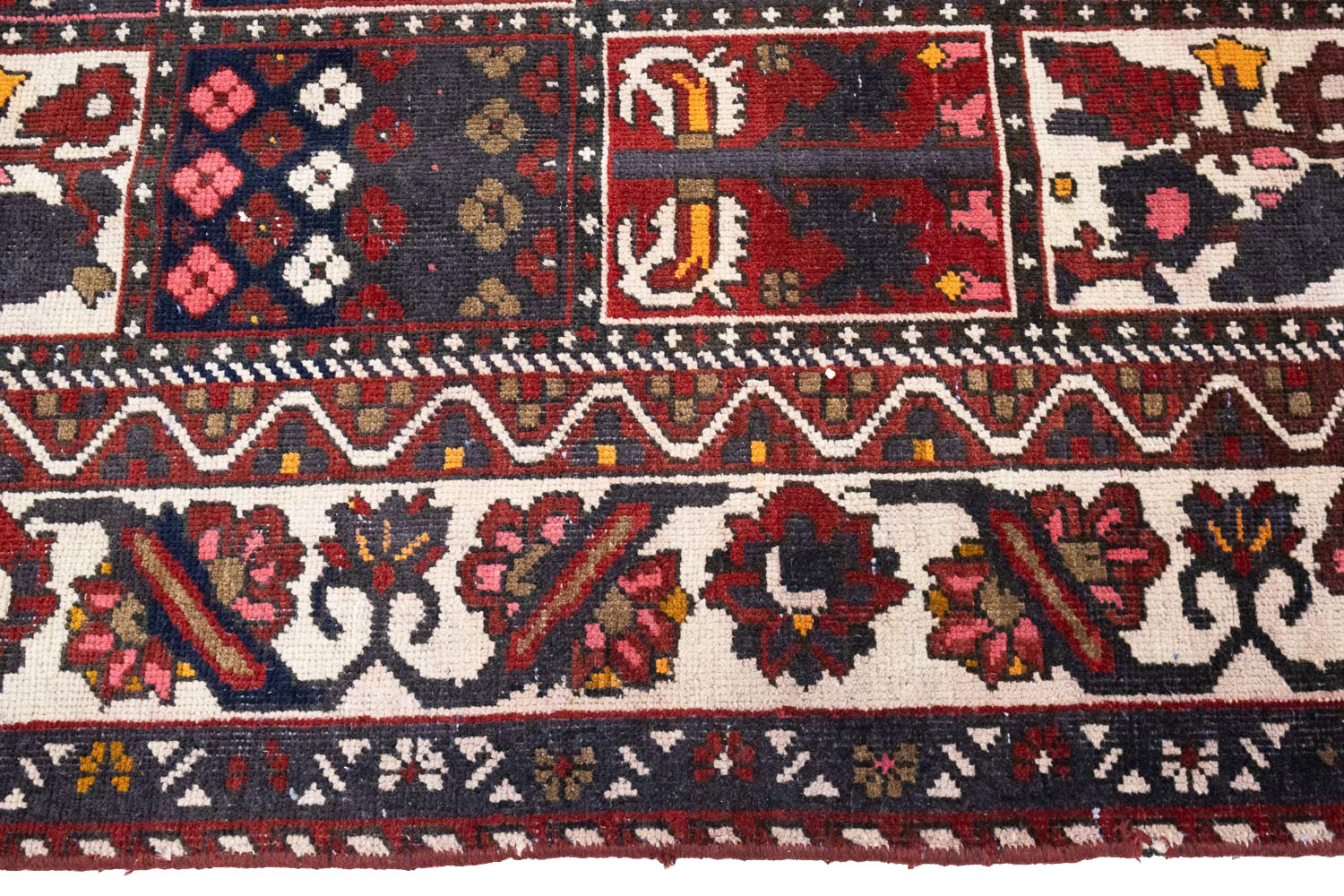 6'8x10'1 Hand Knotted Floral Traditional Wool Oriental Rug - Image 8