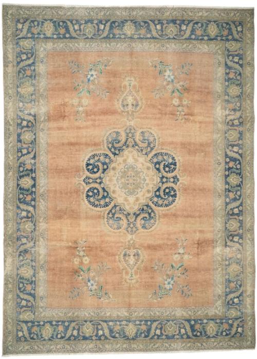 9'10x12'10 Hand Knotted Floral Traditional Wool Oriental Rug