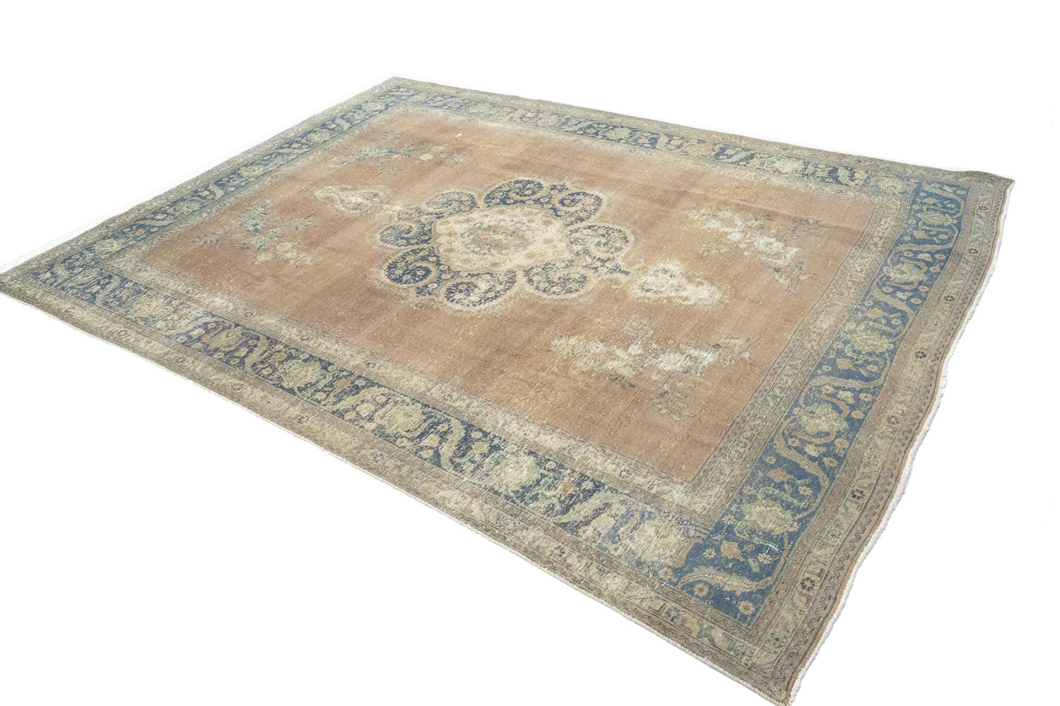 9'10x12'10 Hand Knotted Floral Traditional Wool Oriental Rug - Image 6