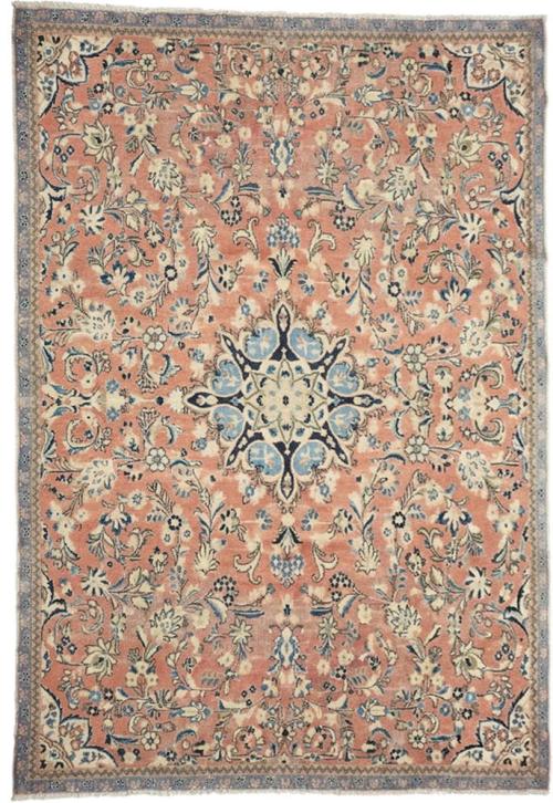 7'11x11'5 Hand Knotted Floral Traditional Wool Oriental Rug