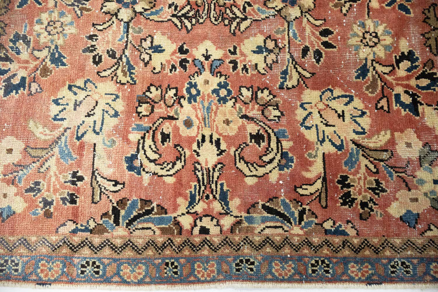 7'11x11'5 Hand Knotted Floral Traditional Wool Oriental Rug - Image 13