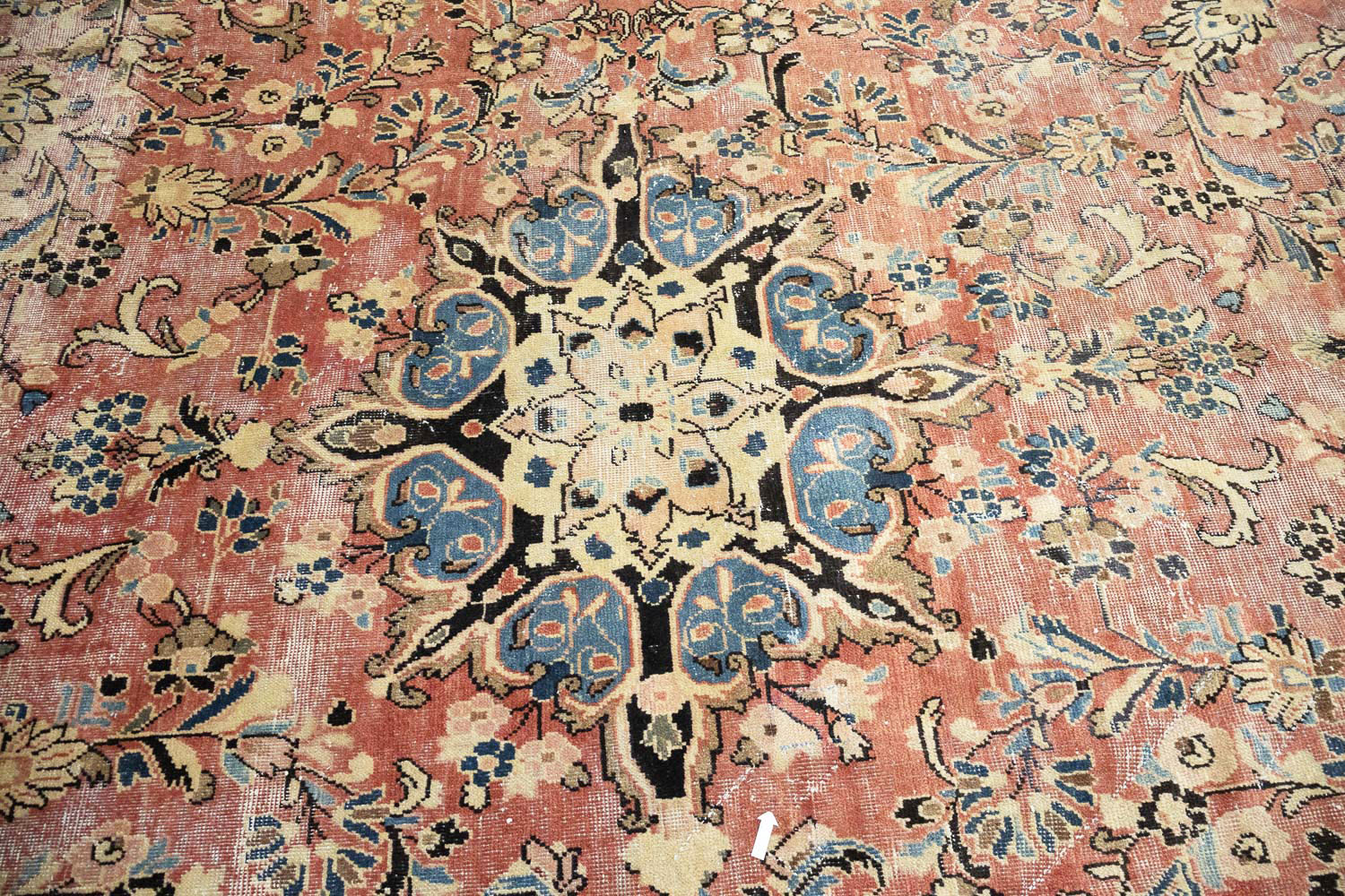 7'11x11'5 Hand Knotted Floral Traditional Wool Oriental Rug - Image 8
