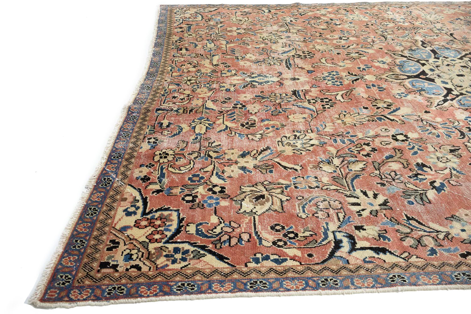 7'11x11'5 Hand Knotted Floral Traditional Wool Oriental Rug - Image 10