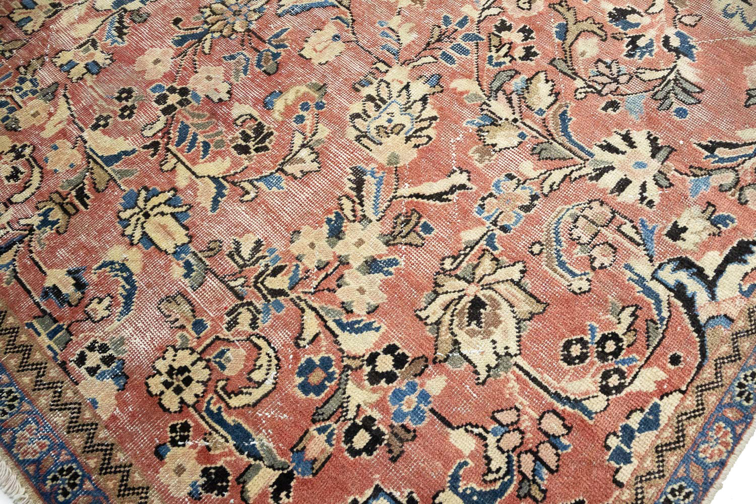 7'11x11'5 Hand Knotted Floral Traditional Wool Oriental Rug - Image 11
