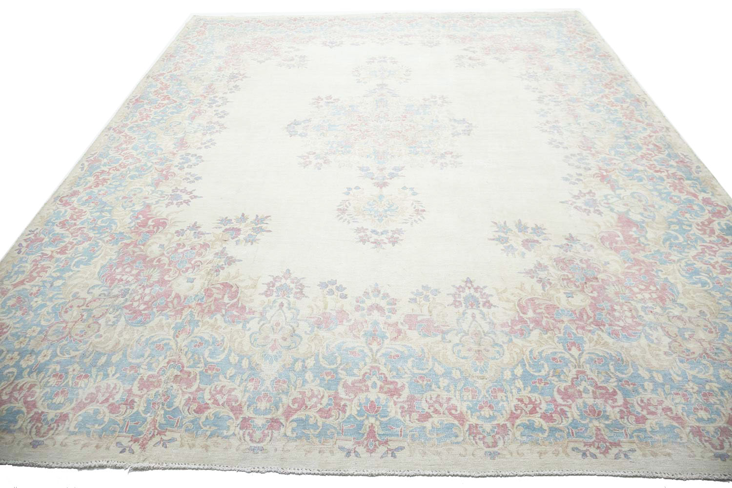 8'8x11'3 Hand Knotted Floral Traditional Wool Oriental Rug - Image 6