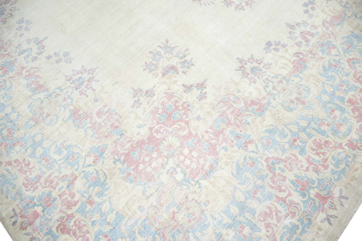 8'8x11'3 Hand Knotted Floral Traditional Wool Oriental Rug - Image 9