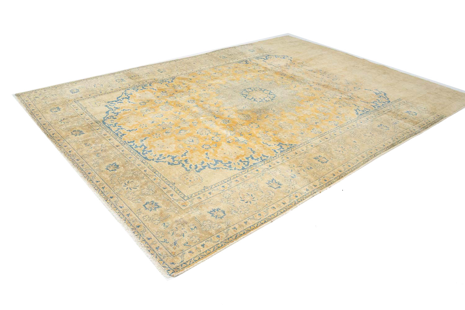 7'11x11'3 Hand Knotted Floral Traditional Wool Oriental Rug - Image 4