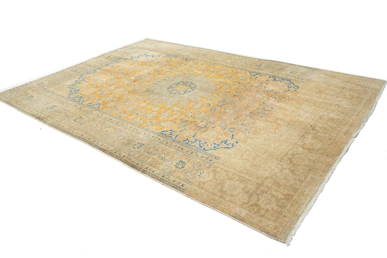 7'11x11'3 Hand Knotted Floral Traditional Wool Oriental Rug - Image 5