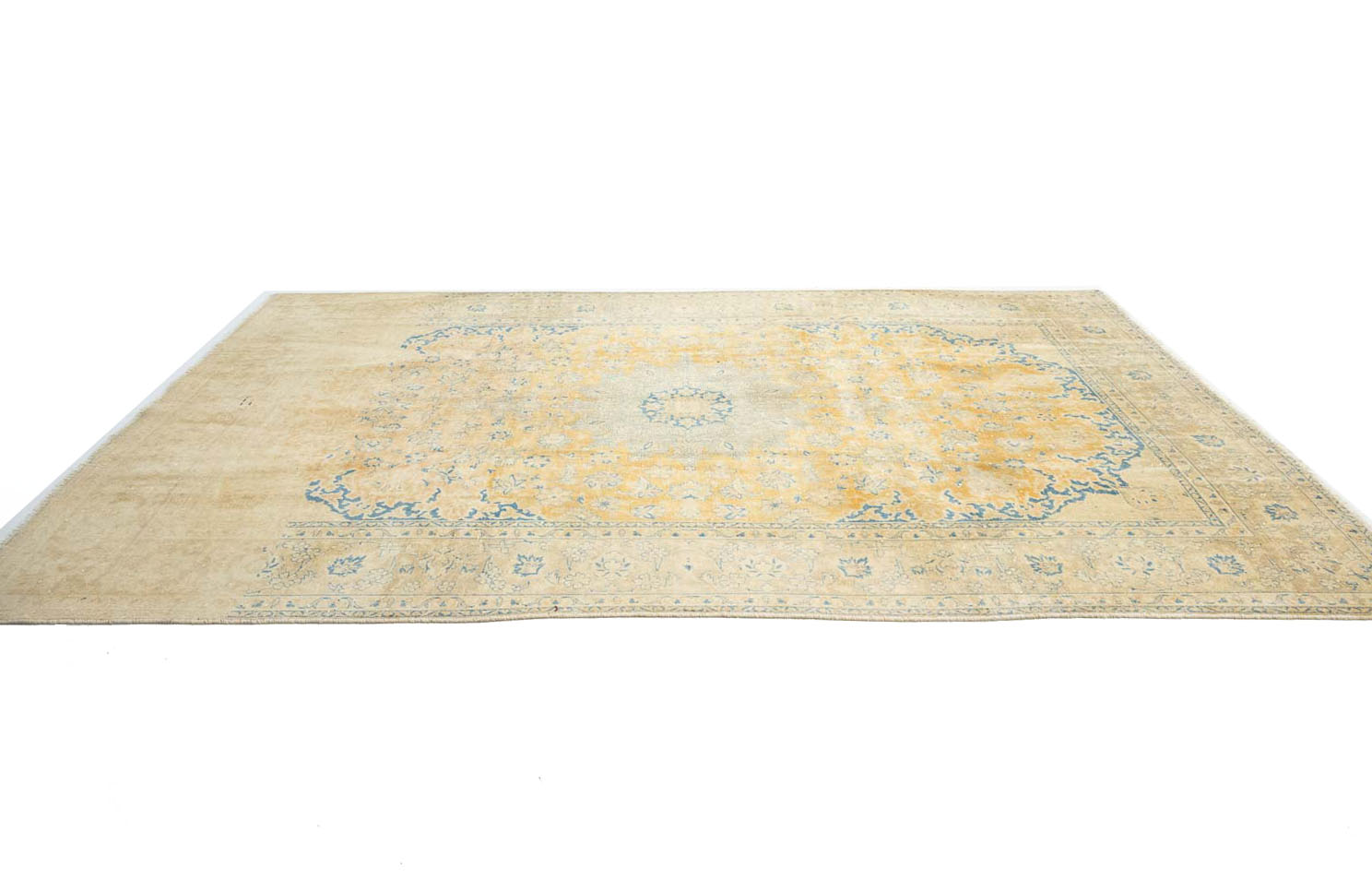 7'11x11'3 Hand Knotted Floral Traditional Wool Oriental Rug - Image 7