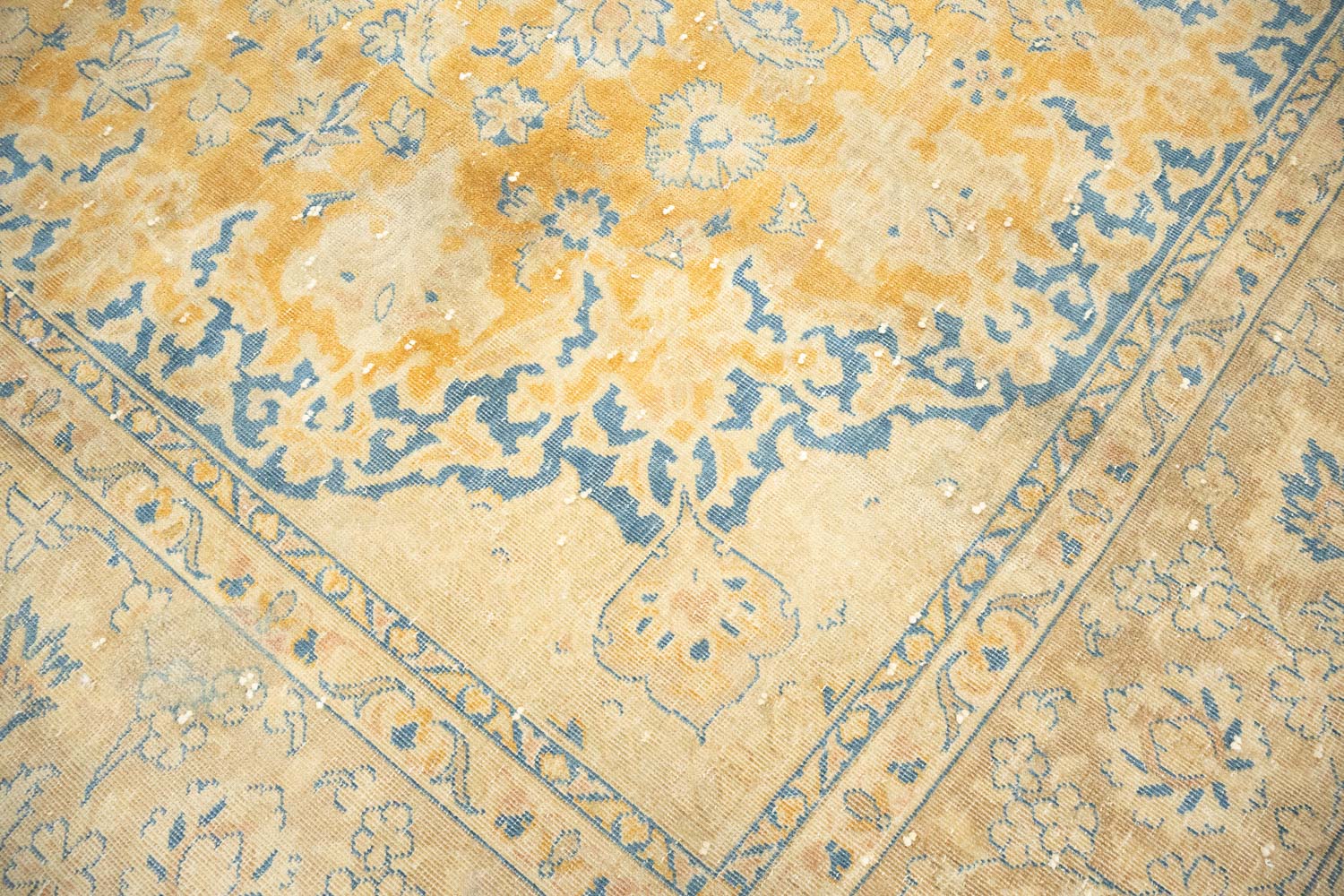 7'11x11'3 Hand Knotted Floral Traditional Wool Oriental Rug - Image 9