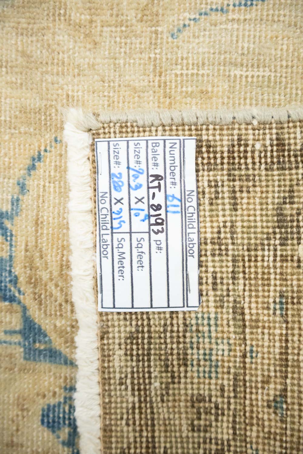 7'4x10'5 Hand Knotted Floral Traditional Wool Oriental Rug - Image 20
