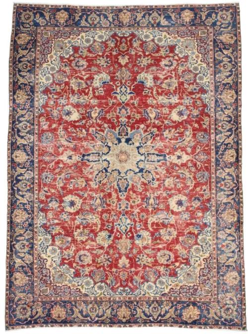 7'10x10'11 Hand Knotted Floral Traditional Wool Oriental Rug