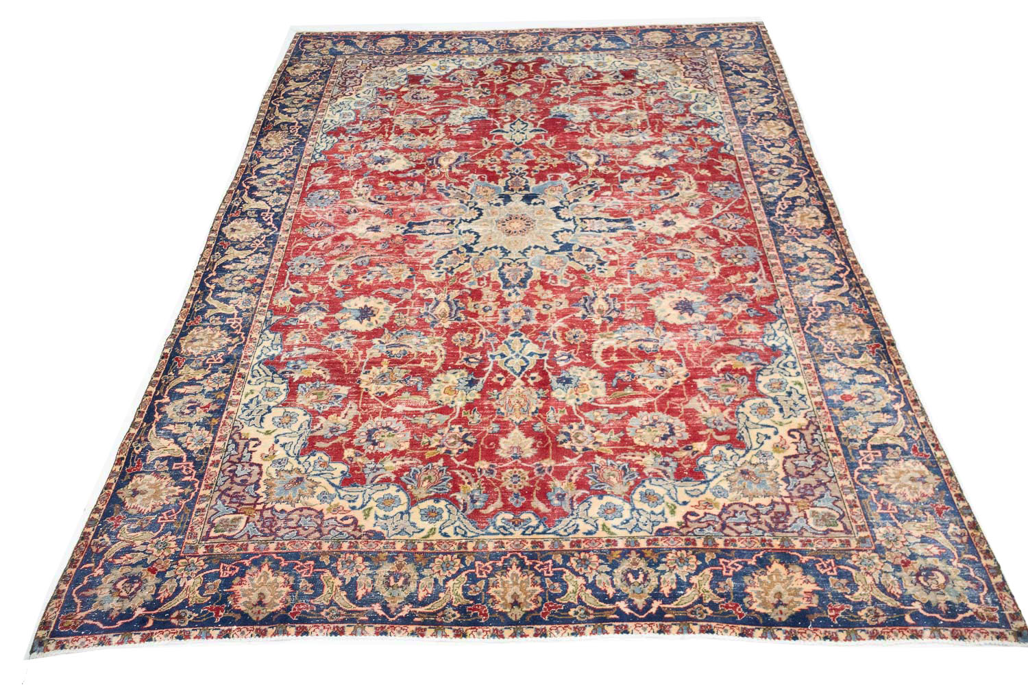 7'10x10'11 Hand Knotted Floral Traditional Wool Oriental Rug - Image 3