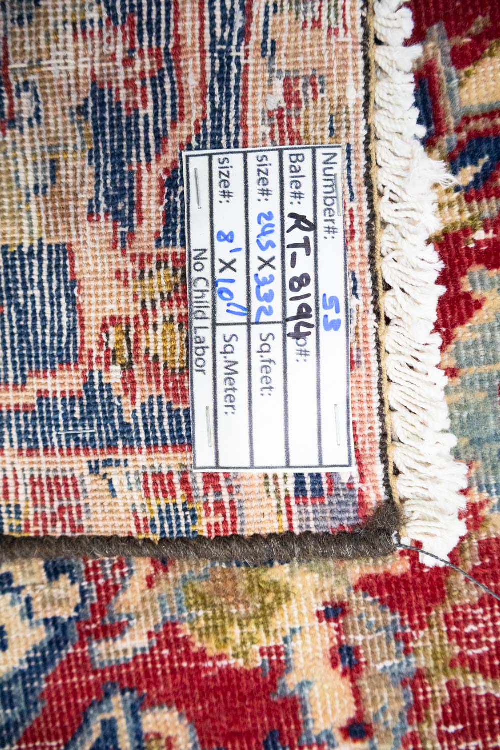 7'10x10'11 Hand Knotted Floral Traditional Wool Oriental Rug - Image 21