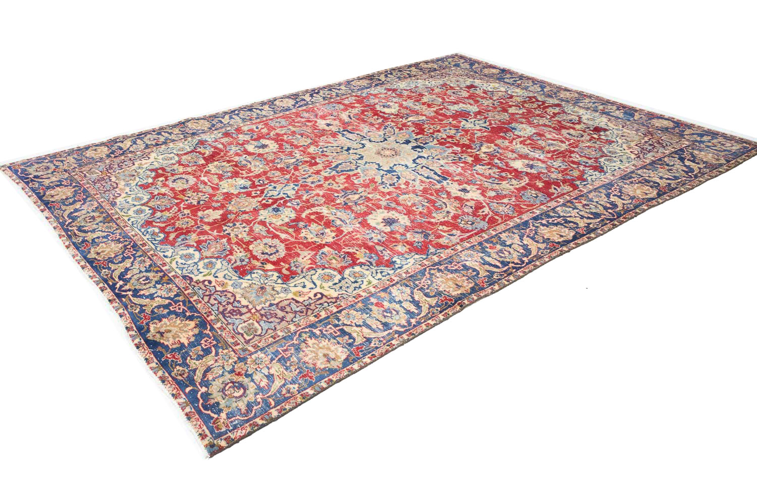 7'10x10'11 Hand Knotted Floral Traditional Wool Oriental Rug - Image 4