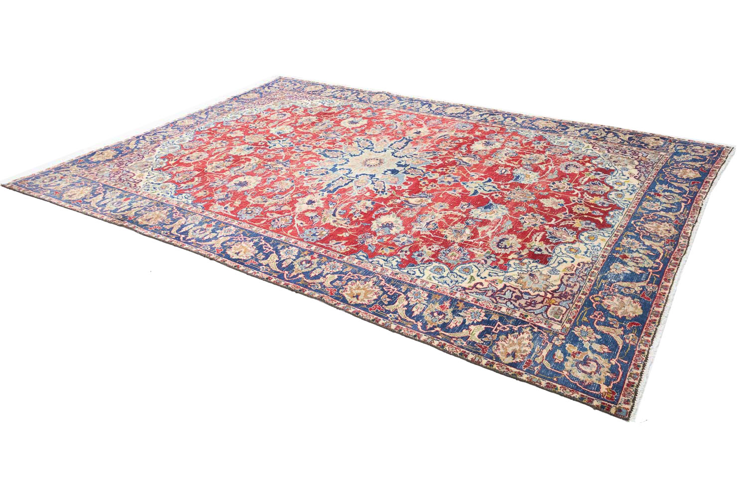 7'10x10'11 Hand Knotted Floral Traditional Wool Oriental Rug - Image 5