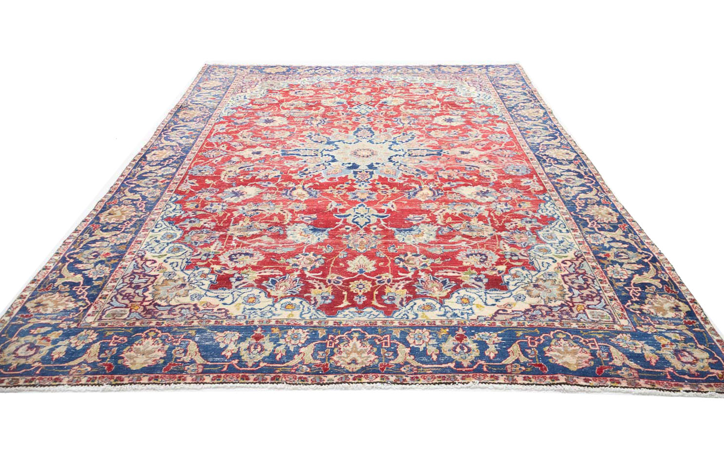 7'10x10'11 Hand Knotted Floral Traditional Wool Oriental Rug - Image 6
