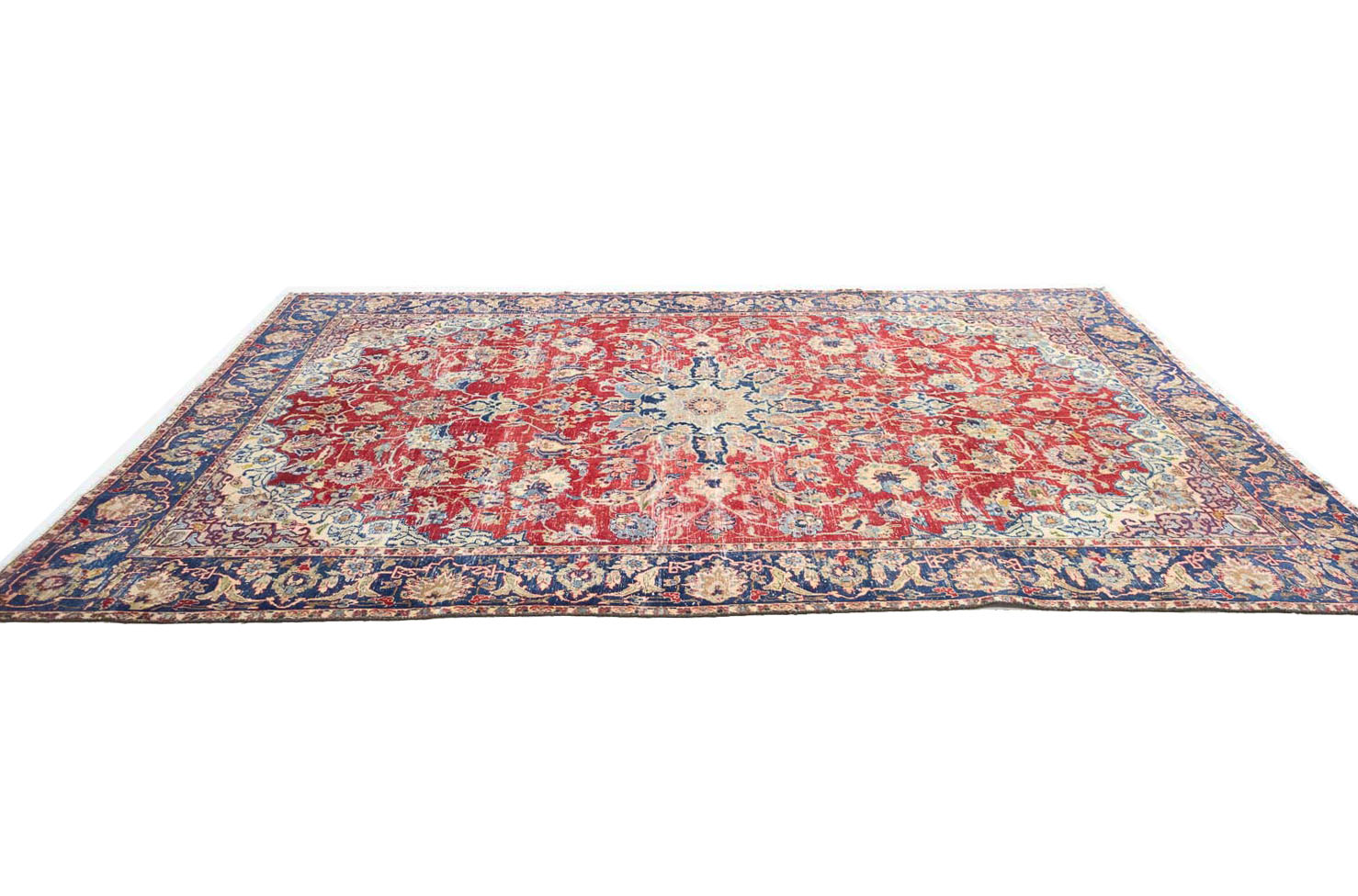 7'10x10'11 Hand Knotted Floral Traditional Wool Oriental Rug - Image 7