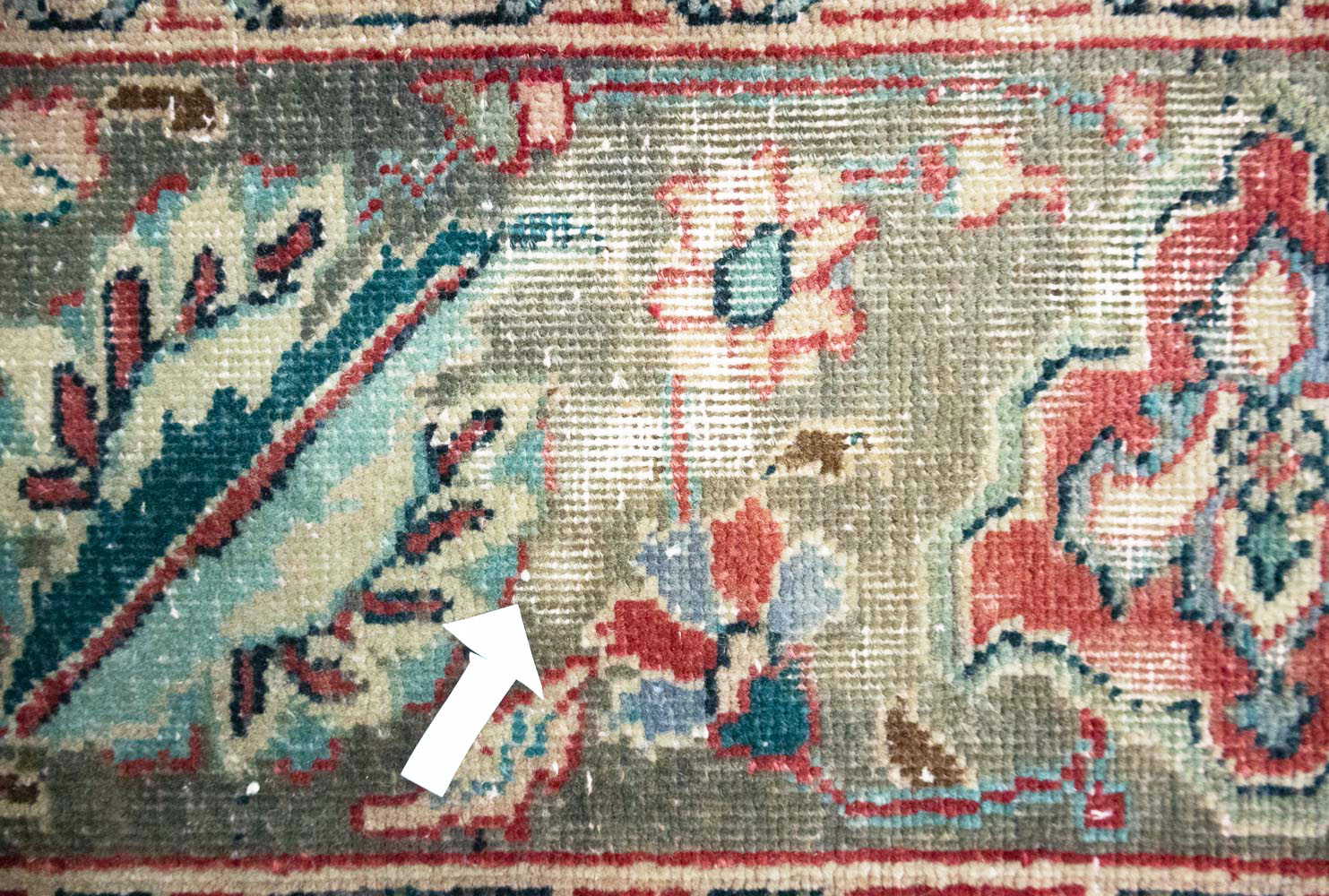 7'10x11'1 Hand Knotted Floral Traditional Wool Oriental Rug - Image 12