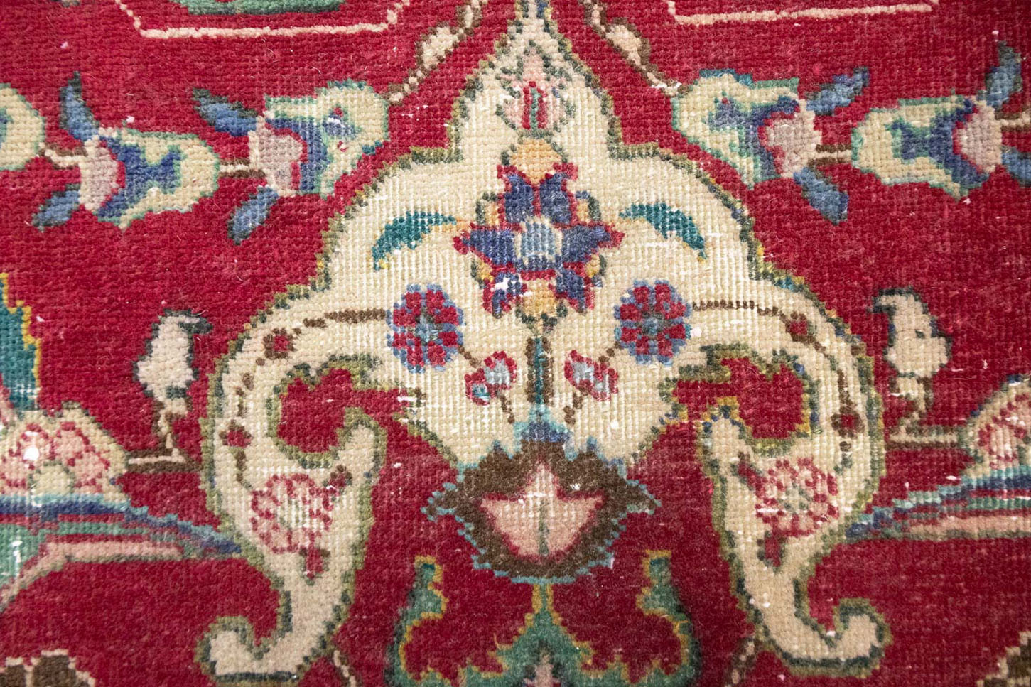 7'10x11'1 Hand Knotted Floral Traditional Wool Oriental Rug - Image 13